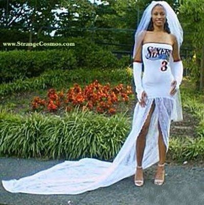 Look at my wedding dress
