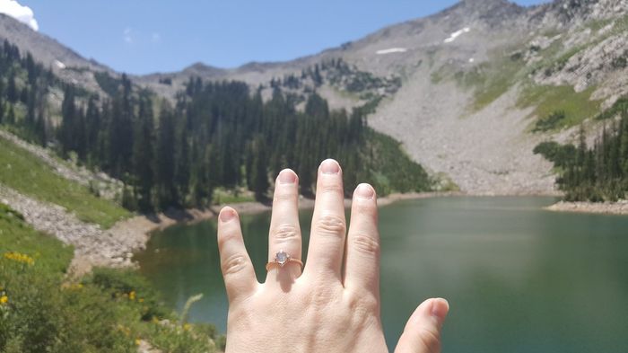 Small/tiny engagement and wedding rings? Let's show them off! 7