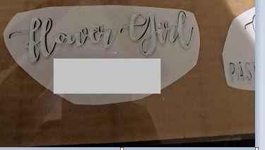 Traced the print outs onto the glass