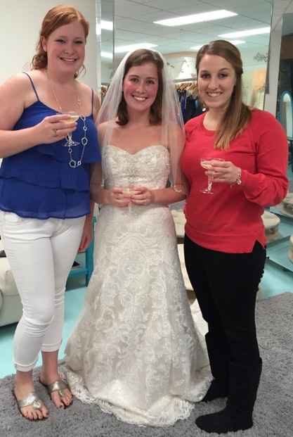 I said yes to the dress!!