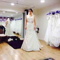 Show me you in your dress versus the model!