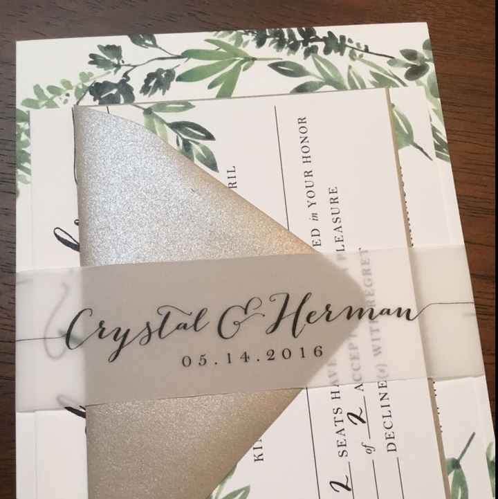 Did you DIY Invites? Pictures welcome!!