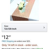 HELP! Looking For Sparkly tablecloths to rent