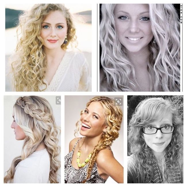curly girls - wedding day hair style?