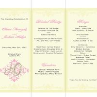 Program wording for songs... help