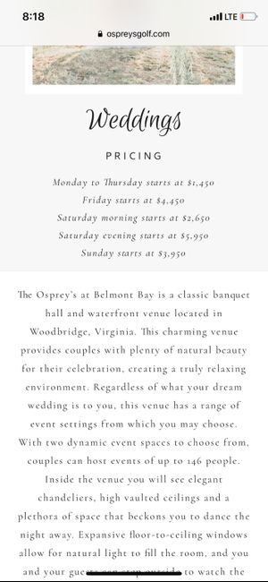 Weekday weddings 1