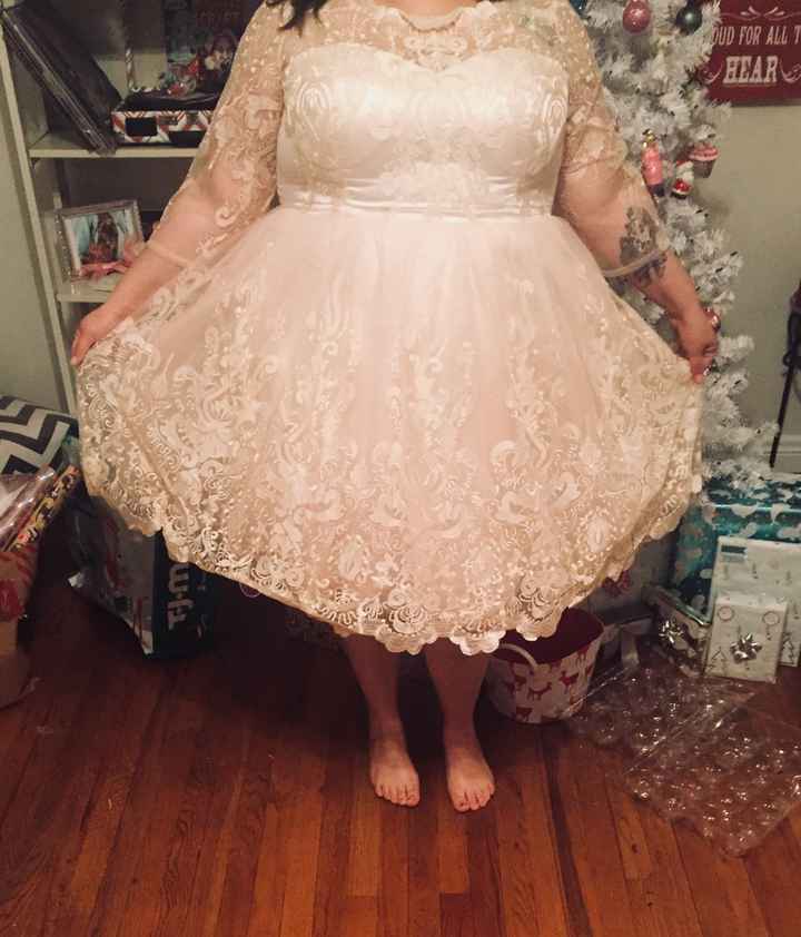 My dress came!
