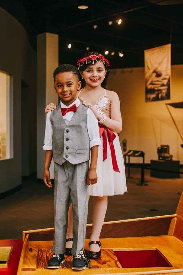 My sweet flower girl & ring bearer