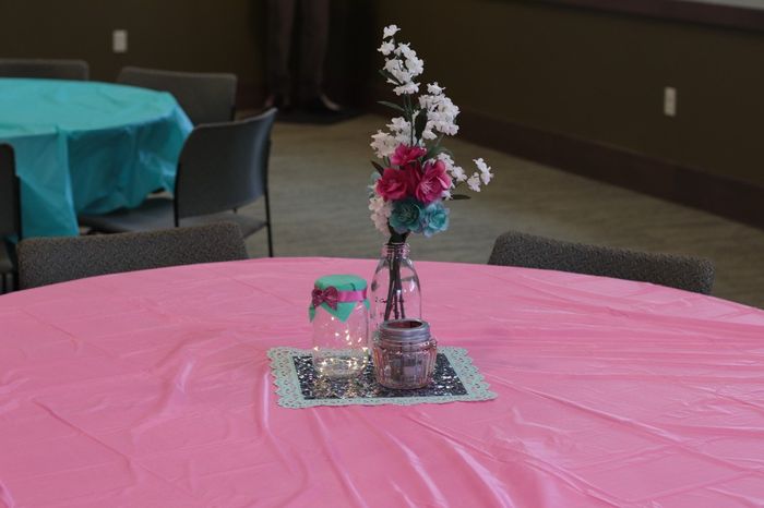 Centerpieces (no felt hearts lol!)