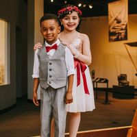 My sweet flower girl & ring bearer