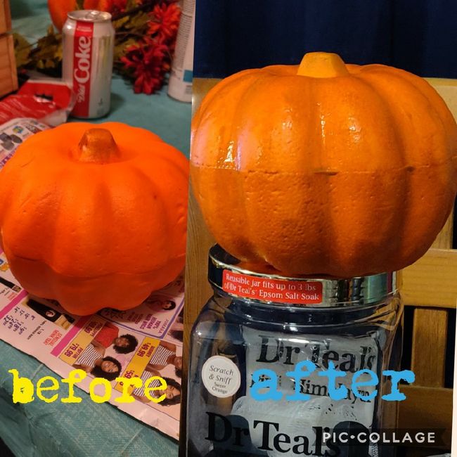 Need ideas for ugly foam pumpkins 1