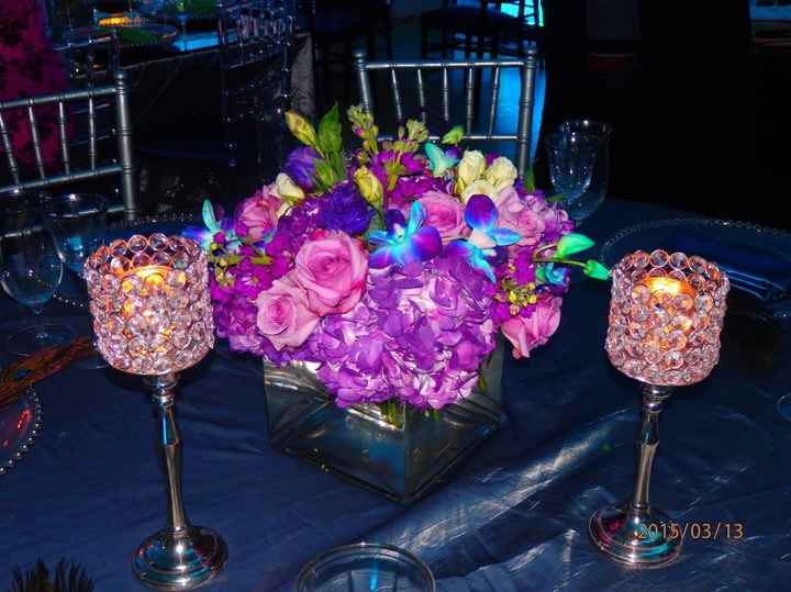 Two different centerpieces
