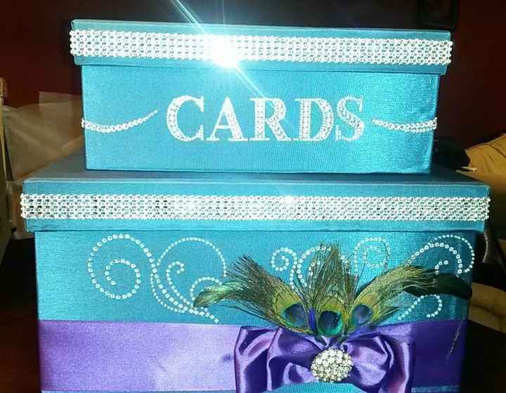 DIY Cardbox...that my friend made :)