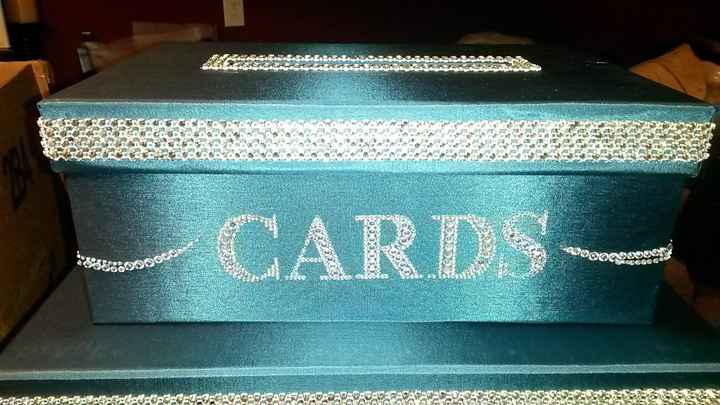 DIY Cardbox...that my friend made :)