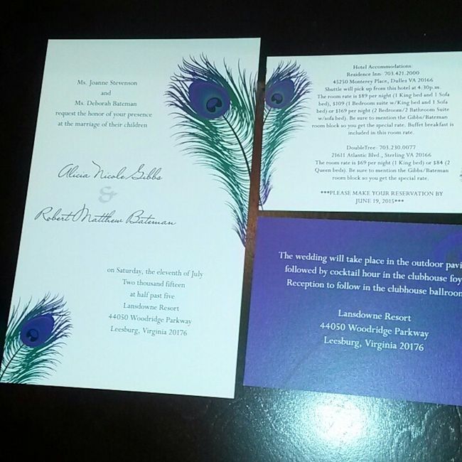 Invitations are out!!!!! (closest thing to DIY I can do)