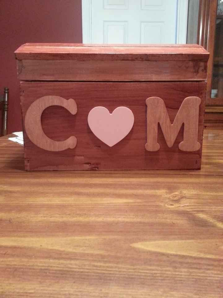My latest DIY...show me your card box!