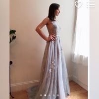 Buying my dress on Etsy
