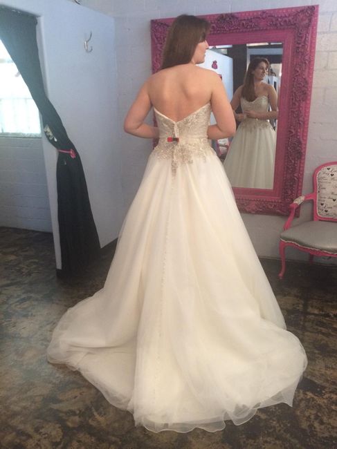 Finally said YES to the dress!