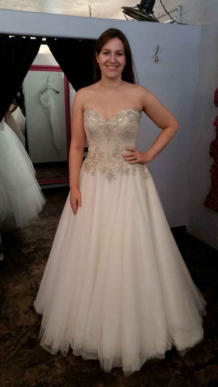 Finally said YES to the dress!