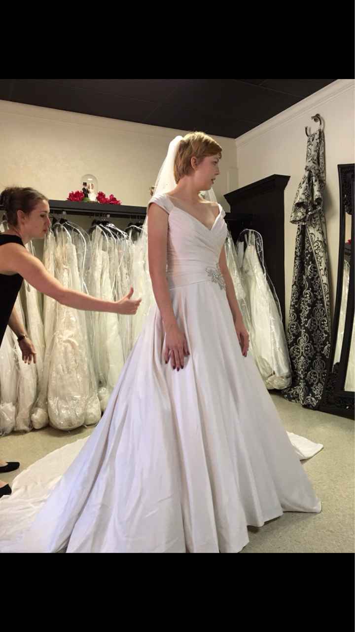 Do these Bridesmaids dresses match my wedding dress? - 1