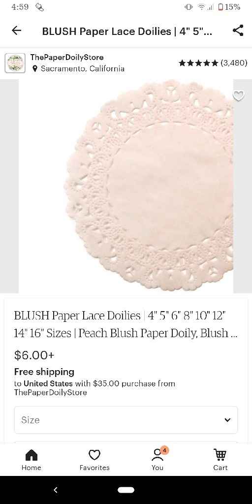 Are paper doily chargers tacky?? - 1