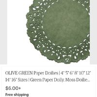 Are paper doily chargers tacky?? - 2