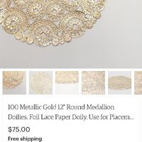 Are paper doily chargers tacky?? - 3