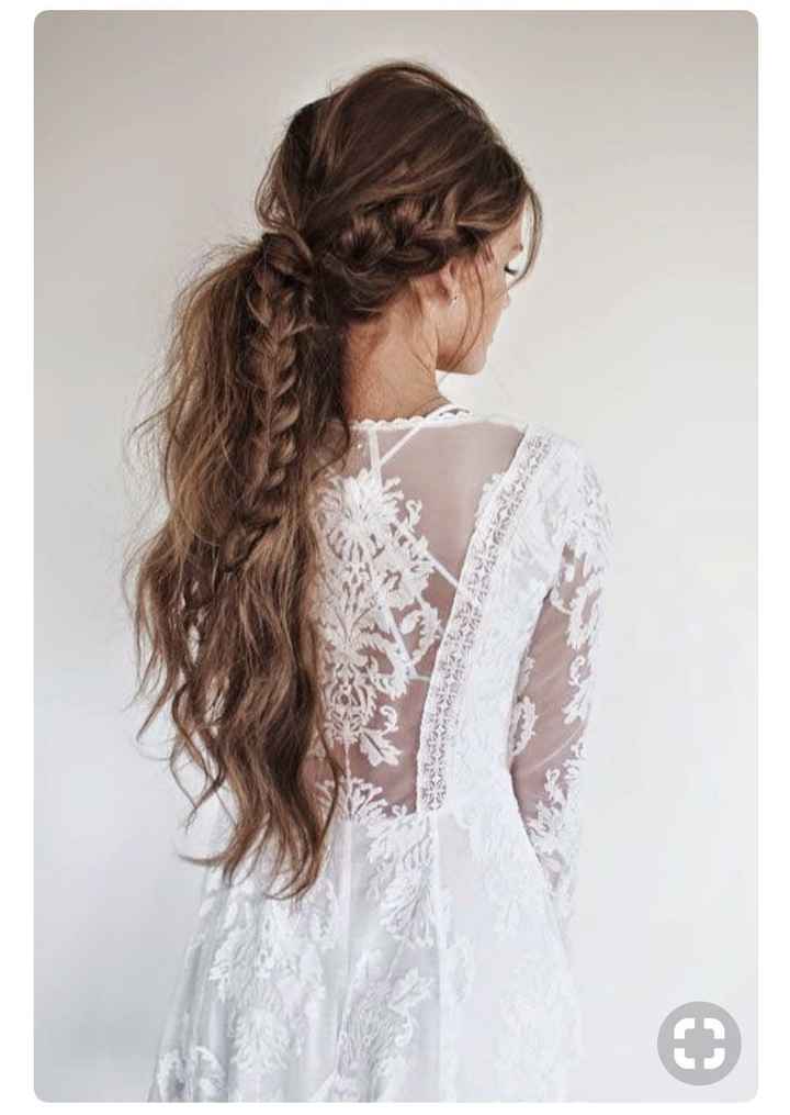Hairstyle for wedding day. - 3