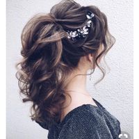 Hairstyle for wedding day. - 1