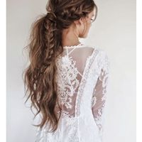 Hairstyle for wedding day. - 3