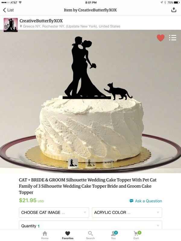 What are you using for cake toppers?