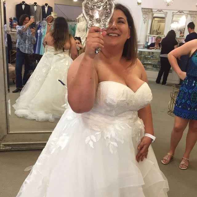 I picked up my dress