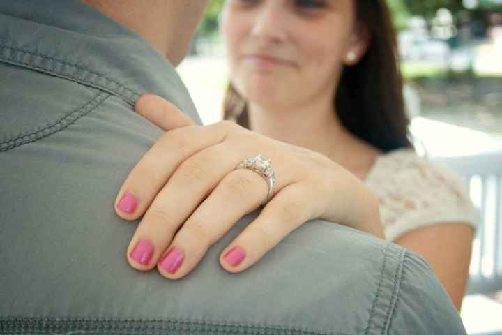 I got a sneak peek at my engagement pictures!