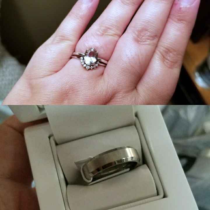 Wedding rings! Let's see them!