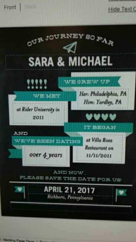 Save the date opinions
