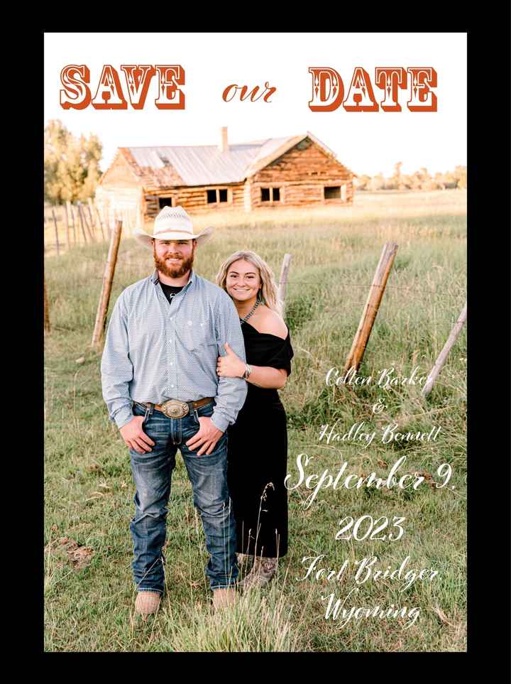 Photo Save-The-Dates? Or No Picture?? - 1