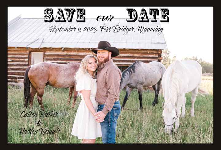 Photo Save-The-Dates? Or No Picture?? - 2