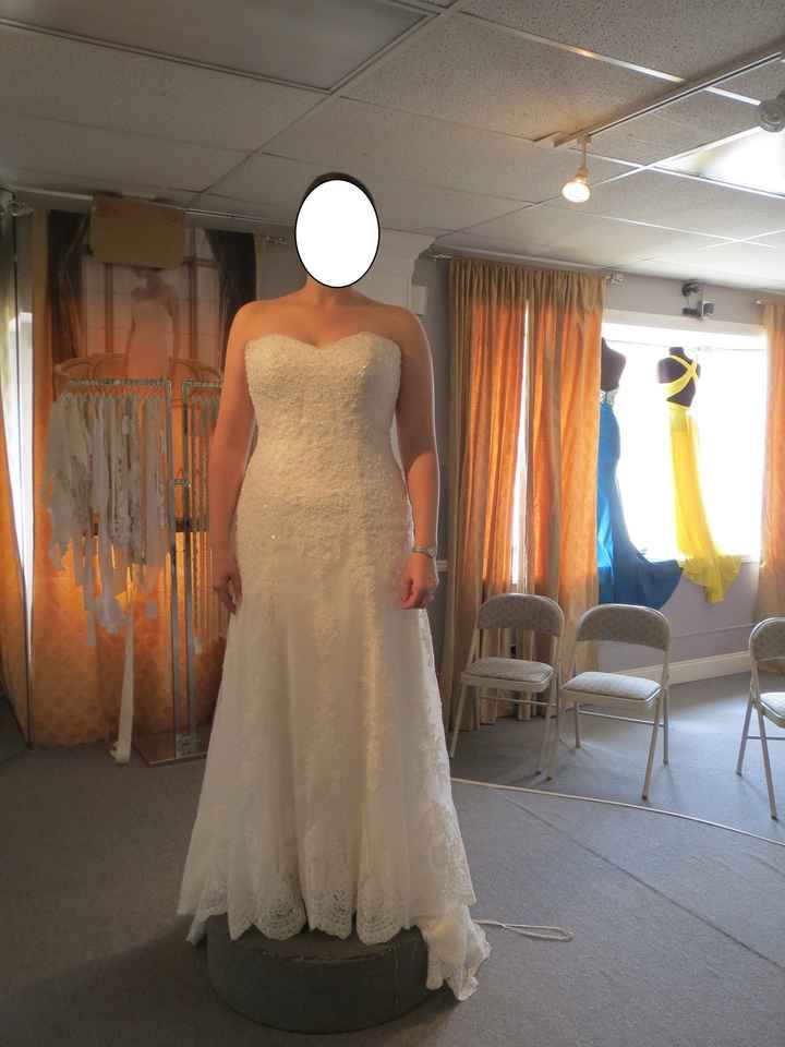 Any plus size brides think they rock their dress better than the model?