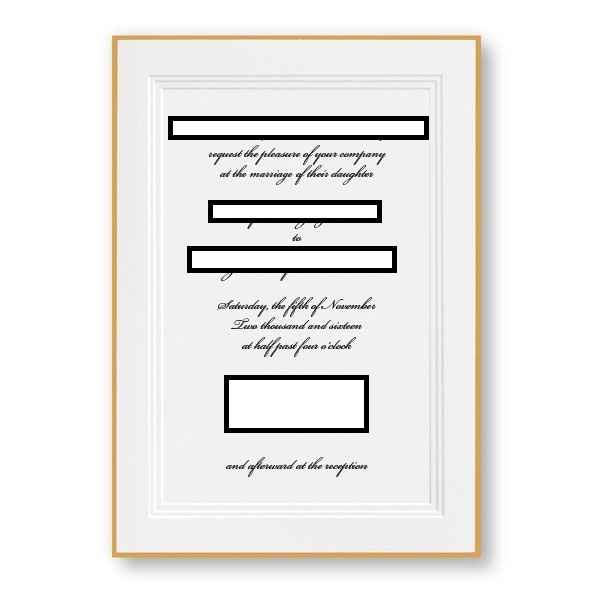What do your wedding invitations look like?