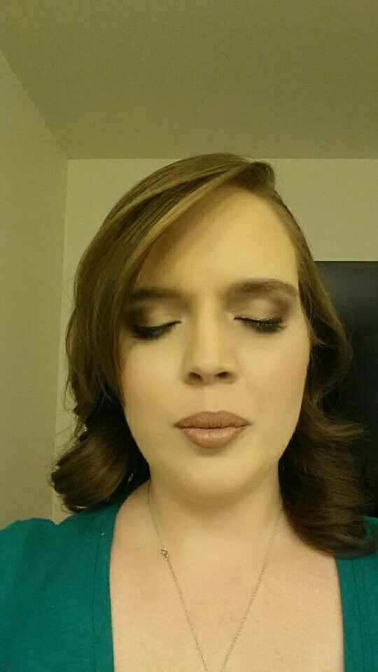 Make up trial pics