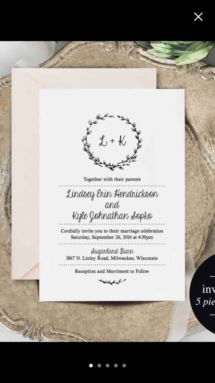 Invitation date spelled out? Template pic included - 1