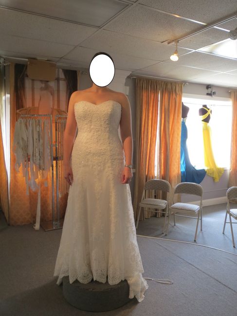 Any plus size brides think they rock their dress better than the model?