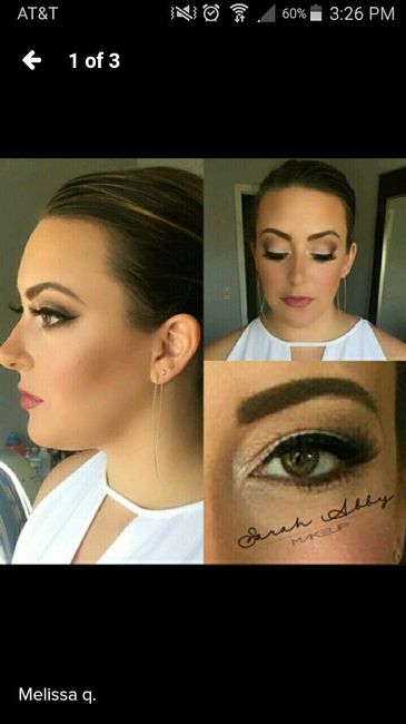 Make up and hair trial photos