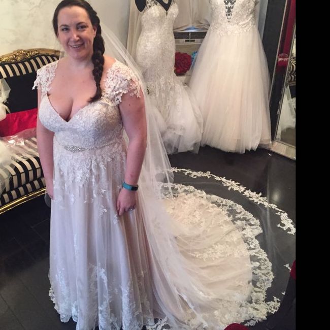 Lace dress brides! Can i see you veil?!?! - 1