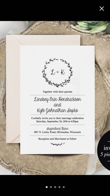 Invitation date spelled out? Template pic included 1