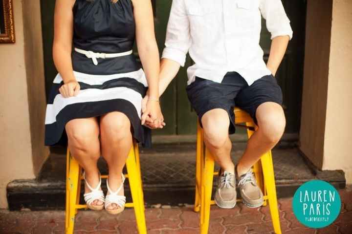 Engagement photo attire