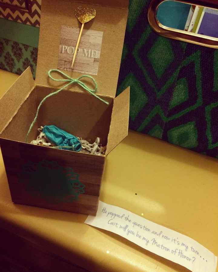 Show me your "bridesmaid boxes"