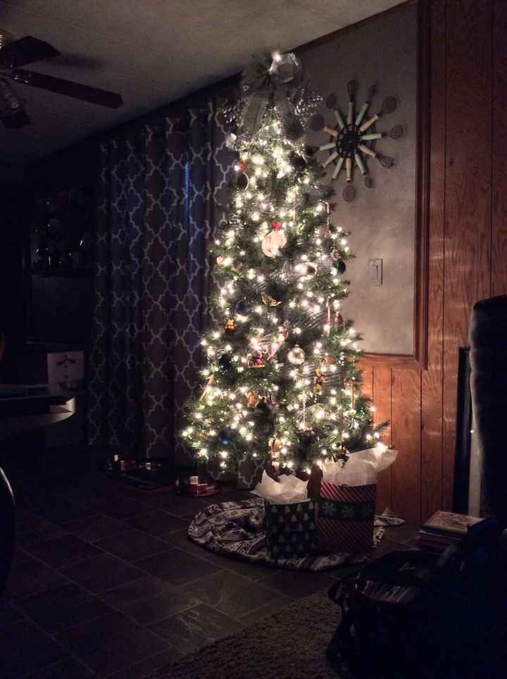 NWR: Finally finished decorating our first Christmas tree!!