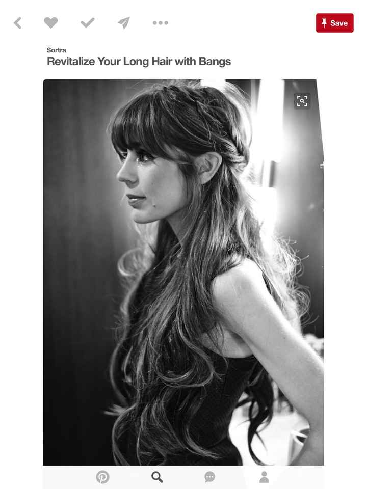 Brides with Bangs (full fringe)