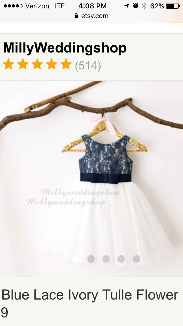 Where did people get their flower girl dresses?